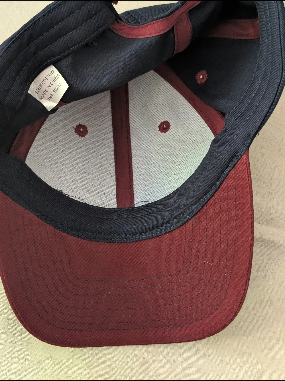 Cotton baseball cap, Jeep, two-tone snapback with rubber patch